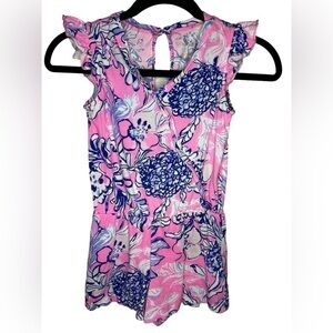 Lilly Pulitzer Romee Romper Girls Size M Pink